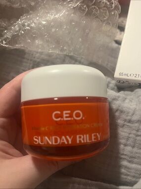 Sunday Riley C.E.O. Brightening Moisturizer — BNWOB, 50ml